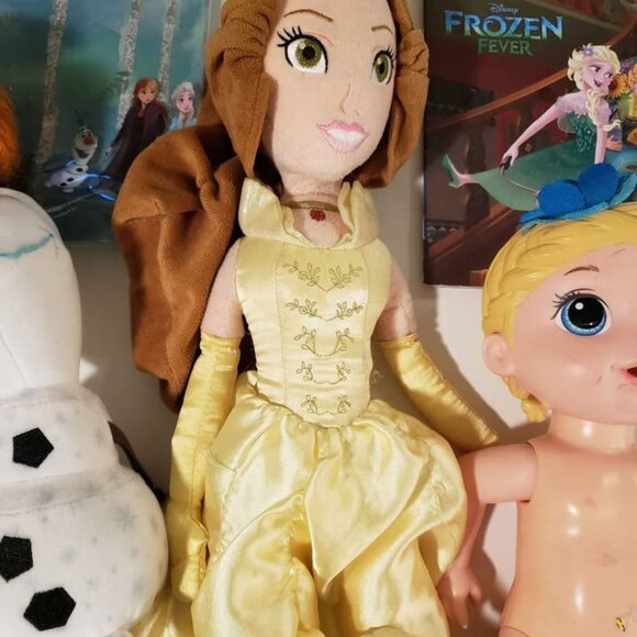 BUNDLE - Disney Dolls (Belle, Anna (toddler), and Olaf) + Friends! - Picture 2 of 8
